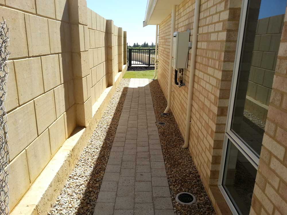 stepper path pave landscaping
