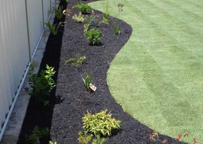 residential lawn and garden landscape edging