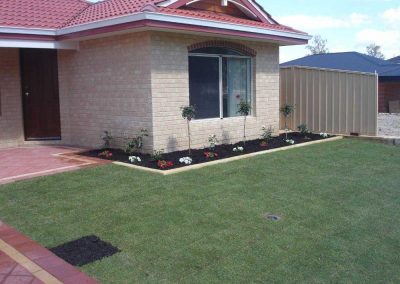 lawn garden turf installation landscaping inspiration