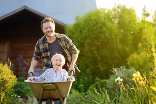 safe garden design for kids