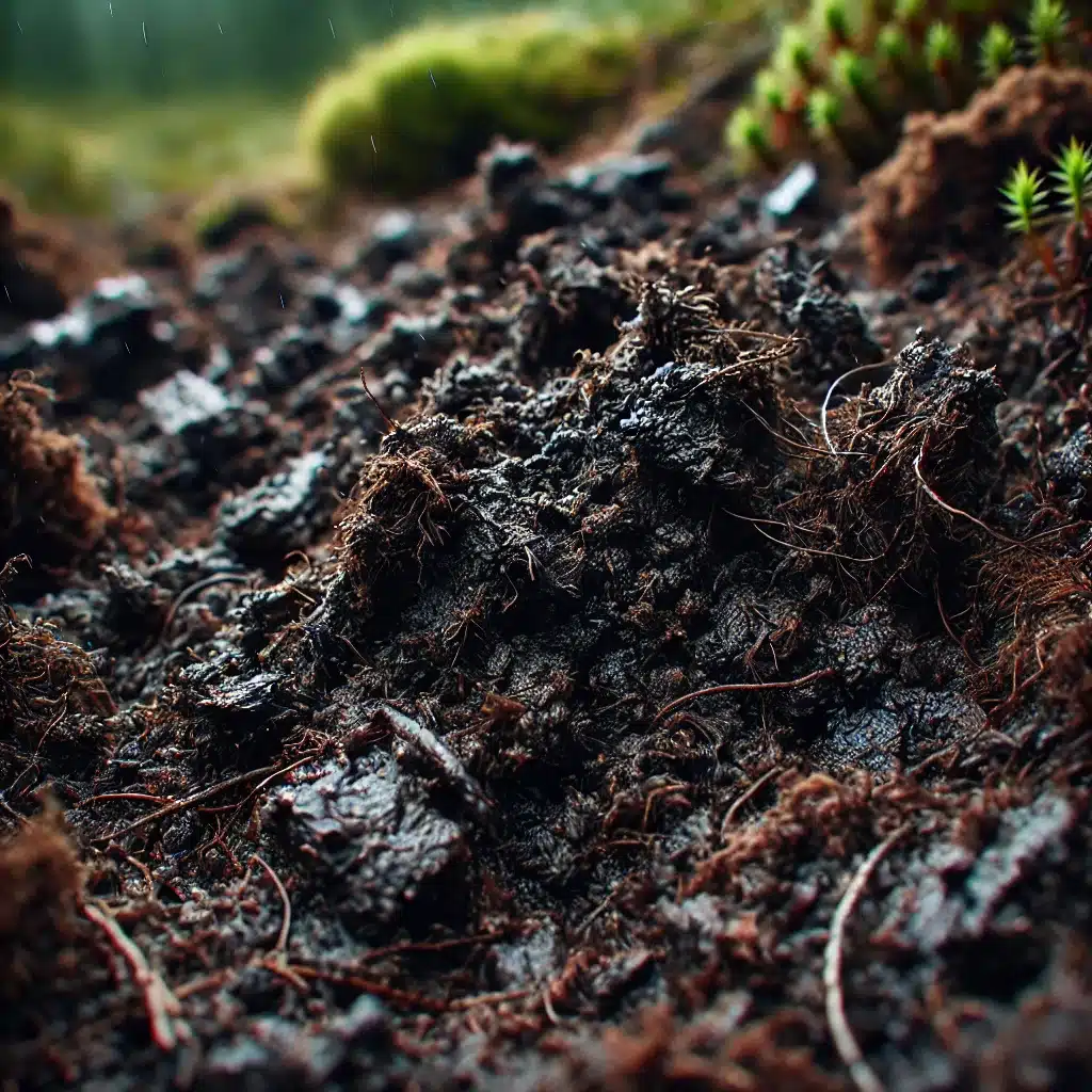 Peaty soil